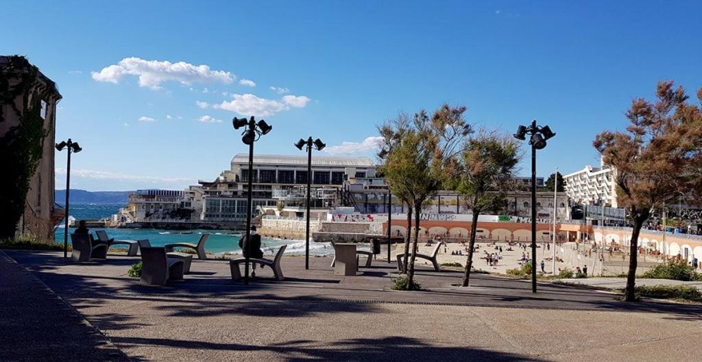 T1 Moderne Plage Des Catalans Marsella Exterior foto